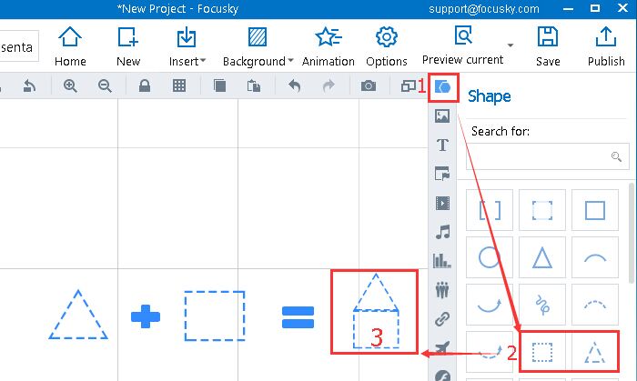 custom your own shape