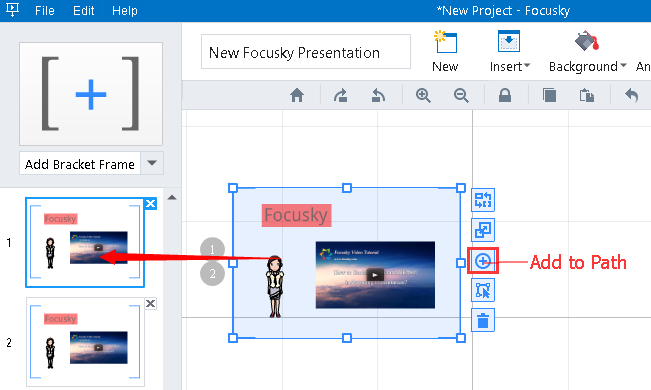 digital presentation frame