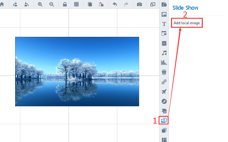 Easily custom image slideshow settings