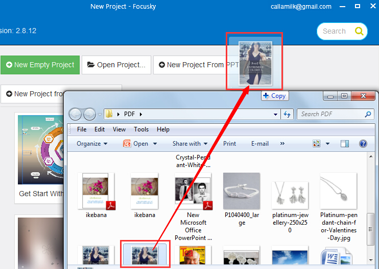 import PPT into Focusky slideshow