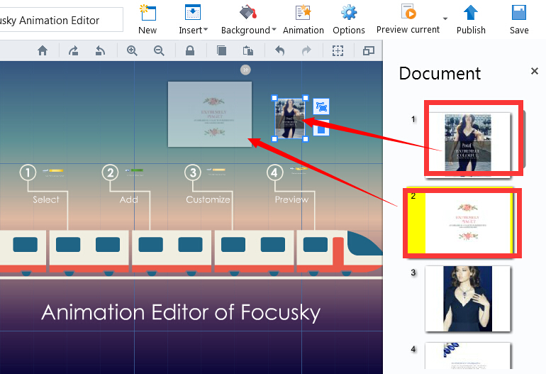 import PPT into Focusky slideshow